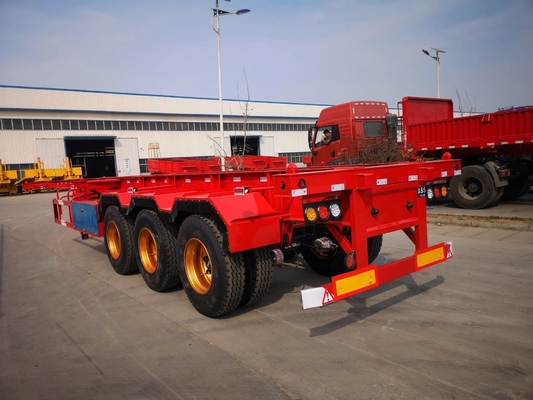Servizio post-vendita 1 anno Chassis di container da 40 piedi Camione semirimorchio con asse Fuwa