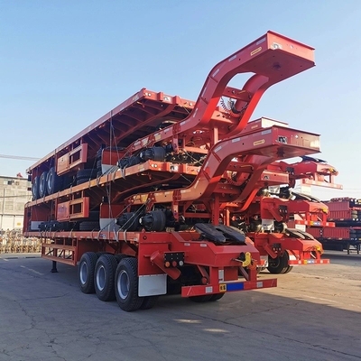 Servizio post-vendita 1 anno Chassis di container da 40 piedi Camione semirimorchio con asse Fuwa