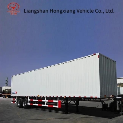 Non auto-dumping 2/3 assi 40 tonnellate furgone scatola tenda laterale veicolo camion semirimorchio