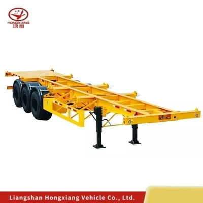 2 assi 40FT Container Chassis Skeleton Semi-trailer per battistrada 1820mm e personalizzazione