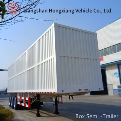 3 assi 40 tonnellate Van Cargo Box Semi-remorco laterale a tenda in PVC per il carico e lo scarico