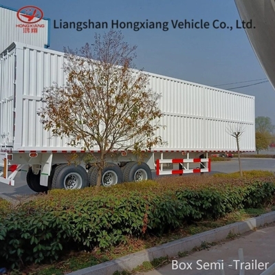 3 assi 40 tonnellate Van Cargo Box Semi-remorco laterale a tenda in PVC per il carico e lo scarico