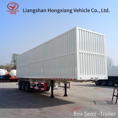 3 assi 40 tonnellate Van Cargo Box Semi-remorco laterale a tenda in PVC per il carico e lo scarico