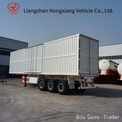 Camionette in acciaio con tenda laterale di carico Van Semi-Retrailer con capacità di personalizzazione
