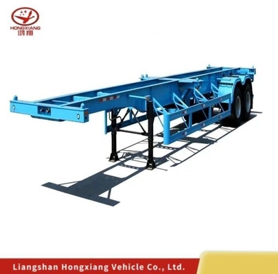 Skeleton Multi Axle Heavy Low Bed/Lowbed Ramp/Drop Deck Gooseneck Flatbed/Skeleton Semi Truck Trailer Lowboy 5,5 tonnellate