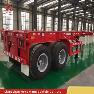 40FT Tri-Axle Container Skeleton Semitrailer Personalizzazione per il trasporto di container