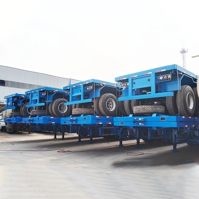 3 assi 20 FT 40 FT Container marino Flatbed Trailer Semi-trailer con personalizzazione