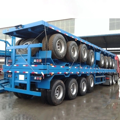 3 assi 20 FT 40 FT Container marino Flatbed Trailer Semi-trailer con personalizzazione