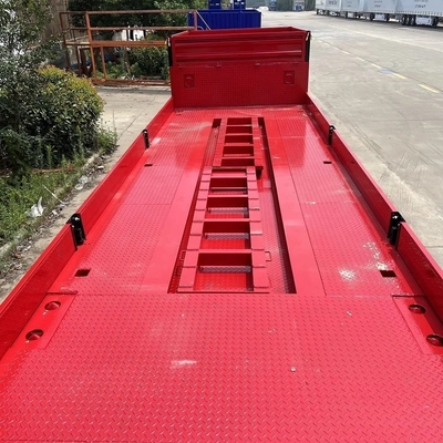 Sistema di frenata ABS antiblocco Semirimorchio piatto a tre assi di acciaio da trasporto
