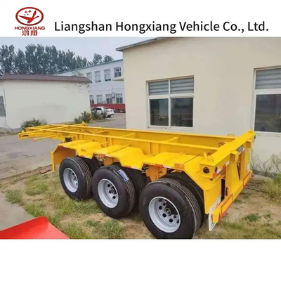 Container Transport Shandong made frame skeleton semirimorchio ad alta capacità di carico