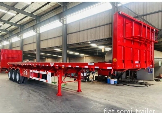3 assi 20FT 40FT rimorchio telaio letto piatto rimorchio letto piatto per il trasporto a lunga distanza