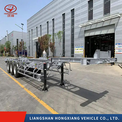 H-Star Skeleton semirimorchio container camion rimorchio con sistema di frenatura antiblocco ABS