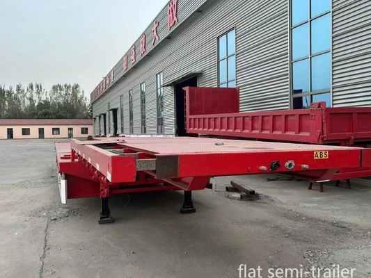Materiali da costruzione e attrezzature agricole 13 metri rimorchio letto piatto con 8.12.16 pneumatici