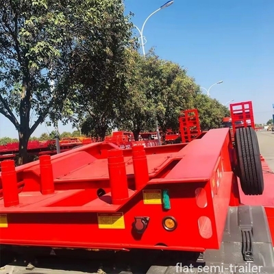 Materiali da costruzione e attrezzature agricole 13 metri rimorchio letto piatto con 8.12.16 pneumatici