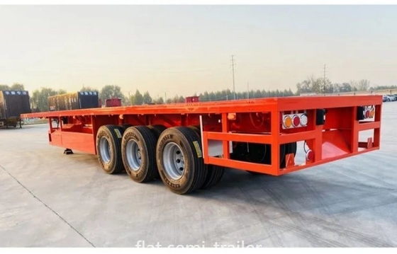 Non auto-dumping 40ft piattaforma piatta con 1 anno di servizio post-vendita