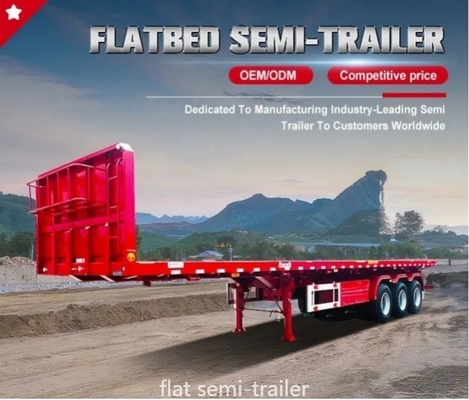 Non auto-dumping 40ft piattaforma piatta con 1 anno di servizio post-vendita