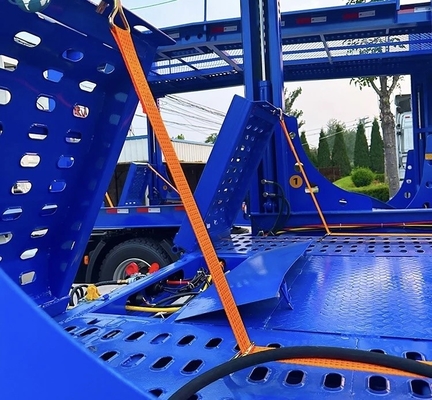 2 assi 80 tonnellate Autotrasporto Camione Middot Relè per il trasporto di acciaio pesante