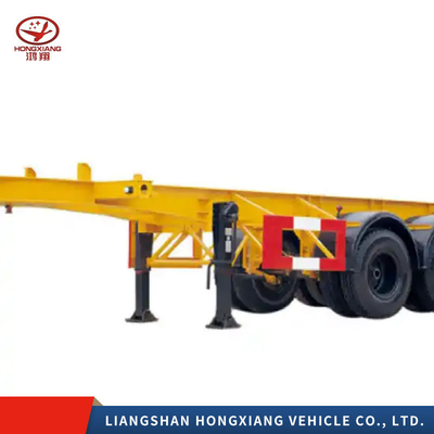 Container autocaricamento rimorchio camion per 5,5 tonnellate di capacità scheletrico Container Side Lift