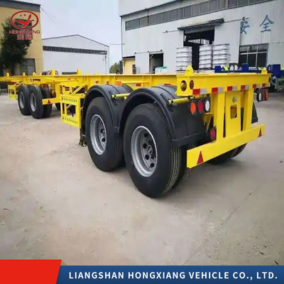 Personalizzazione Container per spedizioni Semi Tri Axle Skeleton Trailer 5,5 tonnellate Ingrosso