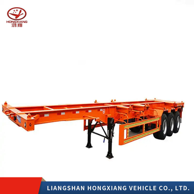 Personalizzazione Container per spedizioni Semi Tri Axle Skeleton Trailer 5,5 tonnellate Ingrosso