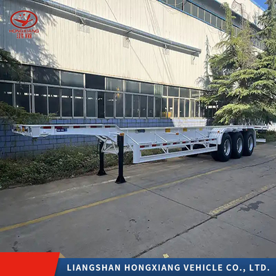 Personalizzazione Container per spedizioni Semi Tri Axle Skeleton Trailer 5,5 tonnellate Ingrosso