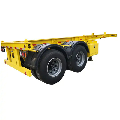 8/12/16 Numero del pneumatico Container Chassis 2 assi Container di spedizione Skeleton Trailer con 1
